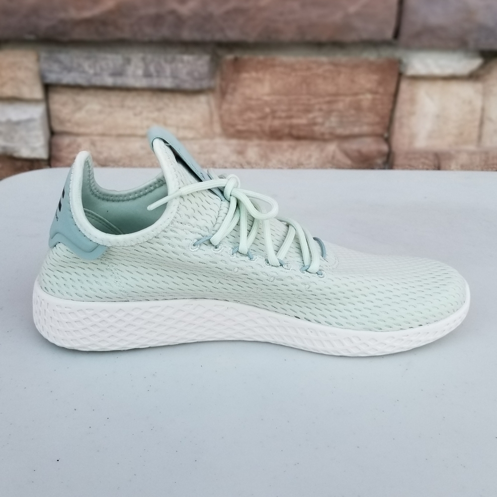 Adidas Pharrell Williams Tennis HU Green Womens 9 - Picture 5 of 10
